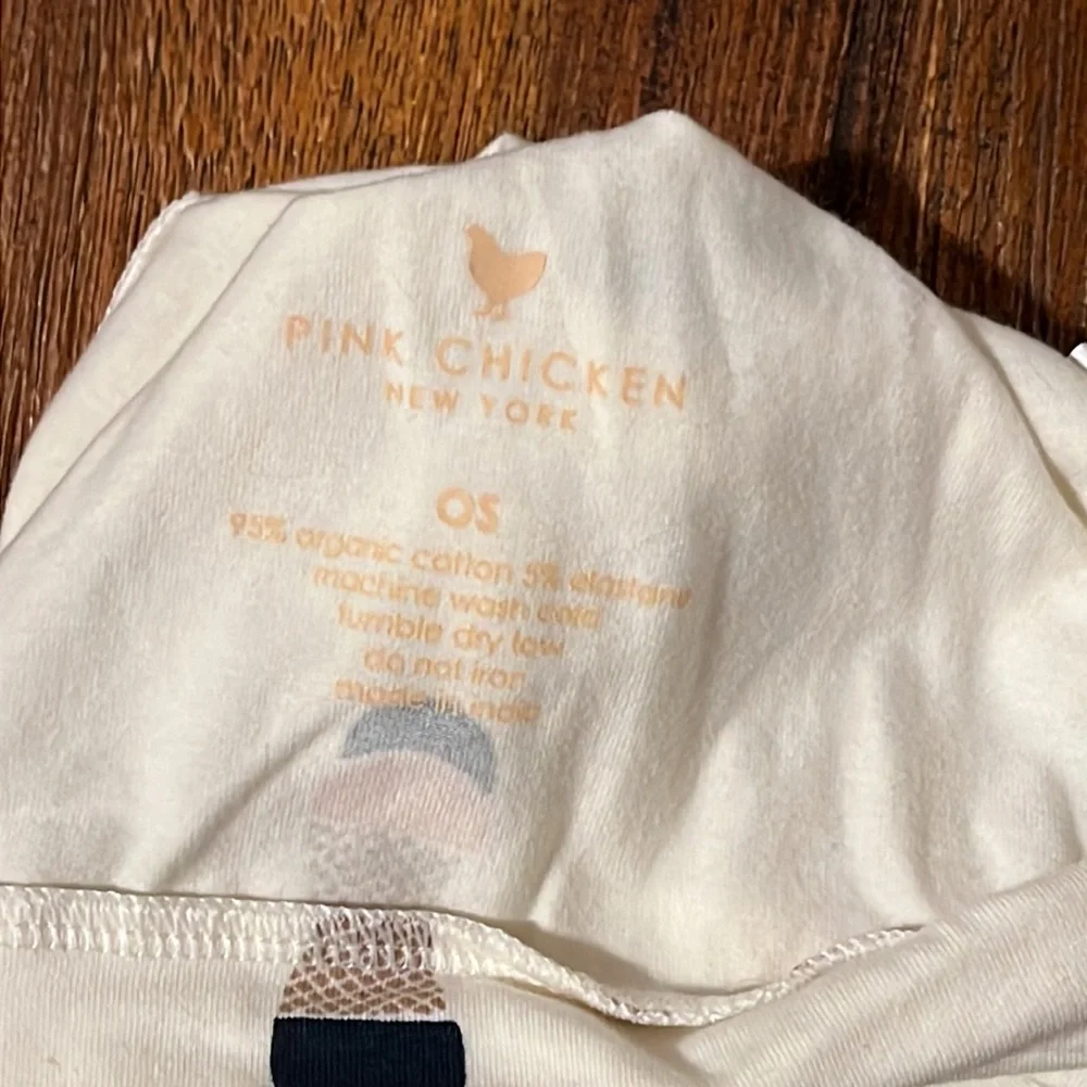 Pink chicken baby hat